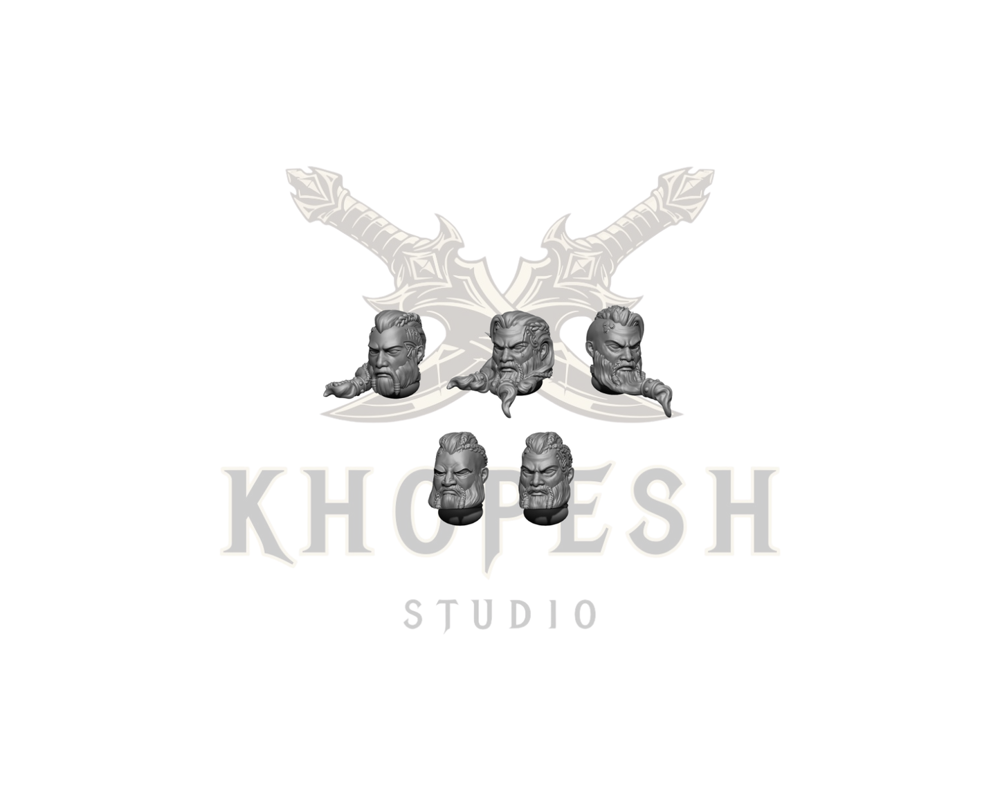 Cabezas estilo lobo