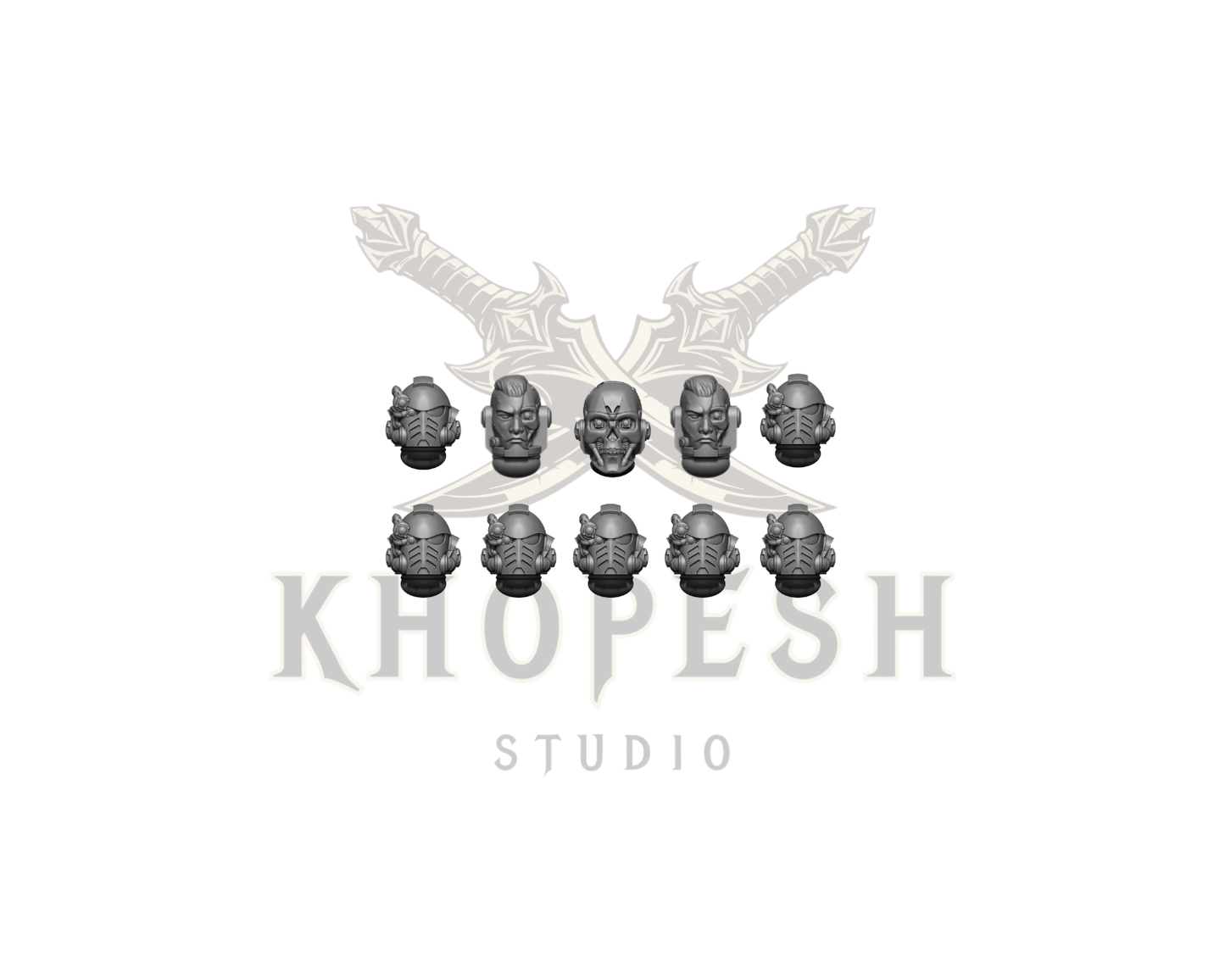 Cabezas estilo hierro