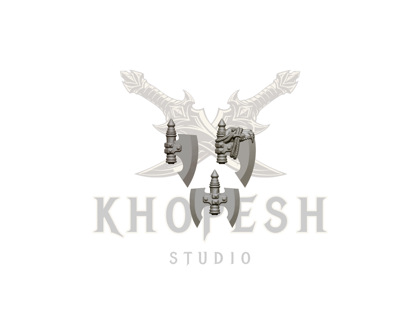 Brazos con hacha estilo lobo