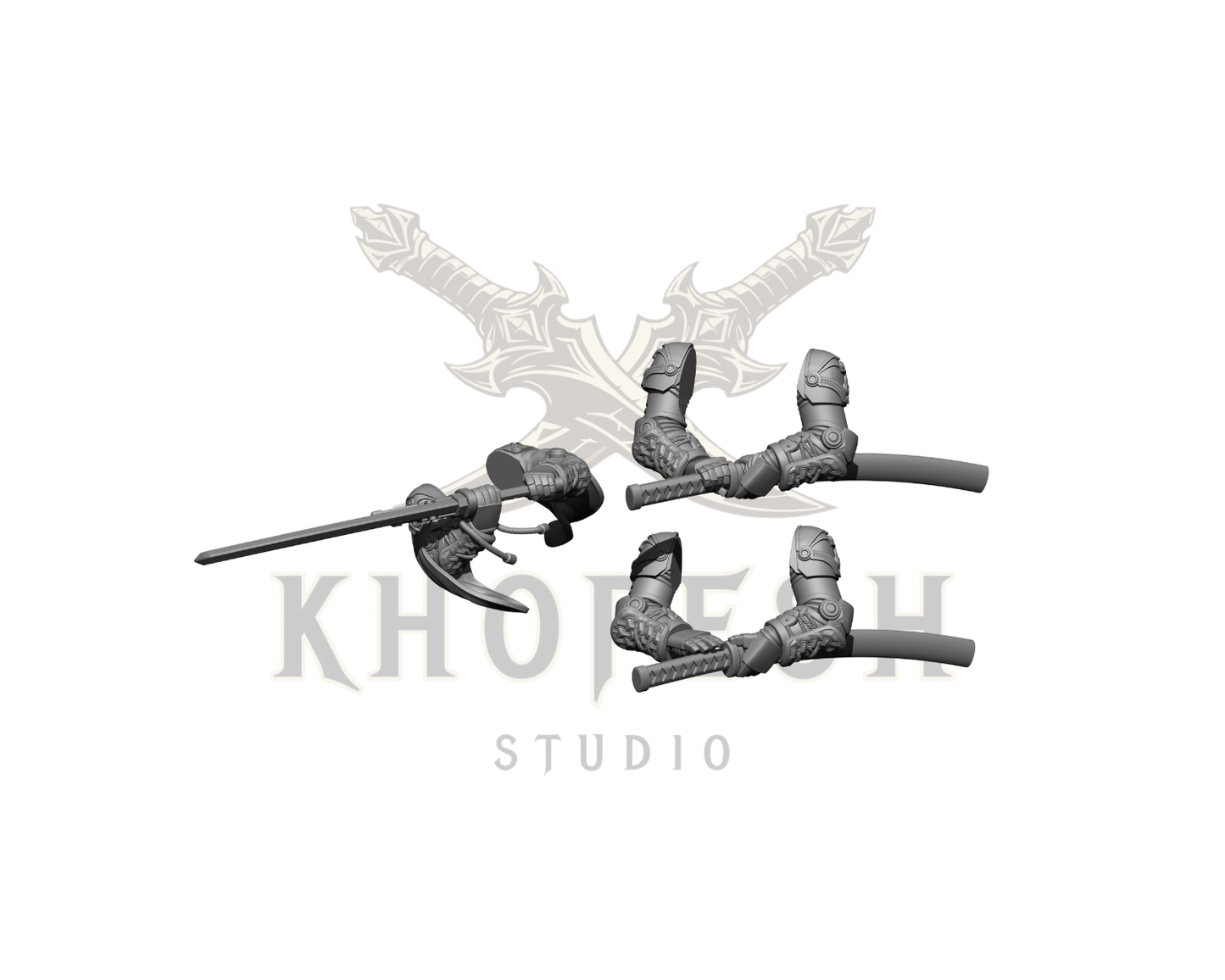 Brazos con Katanas